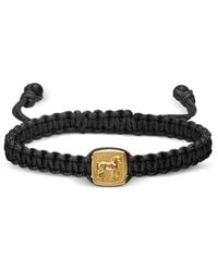 David Yurman - Bracelet Petrvs En Or Jaune 18 Ct Et Onyx Avec Amulette Cheval - Lyst