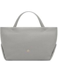 Aigner - Petit Cabas Paola En Cuir Grainé - Lyst