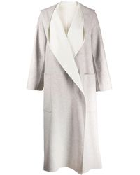 Agnona Oversized Cashmere Coat - Grey