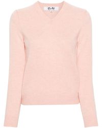 COMME DES GARÇONS PLAY - Pull À Logo Cœur - Lyst