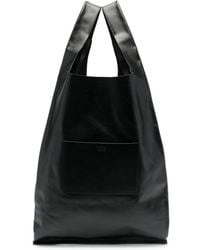 Jil Sander - Market Leather Tote Bag - Lyst
