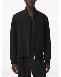 AllSaints - Zip-Up Bomber Jacket - Lyst