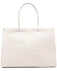Furla - Handtasche mit Logo-Prägung - Lyst