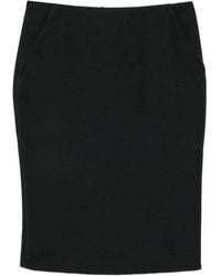 Giorgio Armani - High-Waisted Fitted Skirt - Lyst