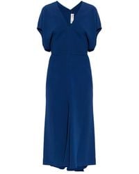 Victoria Beckham - Dress With A V-Neckline - Lyst