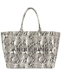 Anine Bing - Leo Canvas Tote - Lyst