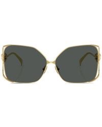 Versace - Medusa Square-Frame Sunglasses - Lyst