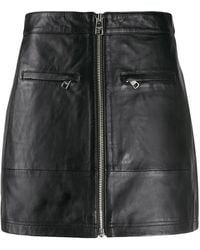 Calvin Klein - Zipped Straight Skirt - Lyst