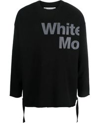 White Mountaineering - Logo-print Draped-strap Sweatshirt - Lyst