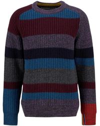 Barbour - Striped Wool Sweater - Lyst