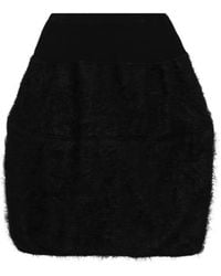 Melitta Baumeister - Falda con detalle de pelo - Lyst