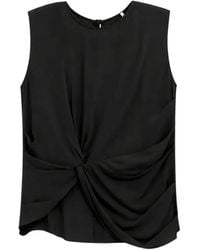 Liviana Conti - Aglaia Twist-Detail Sleeveless Top - Lyst