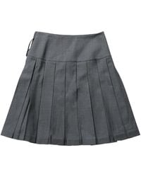 ShuShu/Tong - Wool-Blend Skirt - Lyst