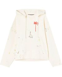 Palm Angels - Palm Paint Splatter Print Hoodie - Lyst