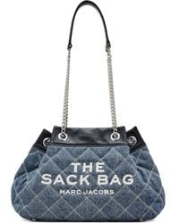 Marc Jacobs - The Quilted Denim Large Chain Sack バッグ - Lyst