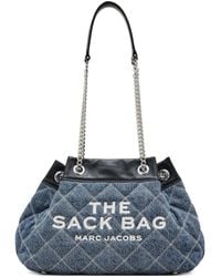 Marc Jacobs - Quilted Denim Shoulder Bag - Lyst