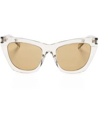 Saint Laurent - Occhiali Da Sole Cat-Eye Kate Sl 214 - Lyst