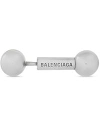 Balenciaga - Sharp Bar Silver Earring - Lyst