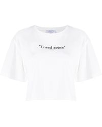 Off-White c/o Virgil Abloh - Slogan-Print Cotton T-Shirt - Lyst