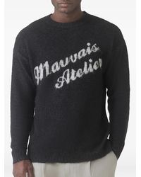 Mauvais - Logo-Embellishment Sweater - Lyst