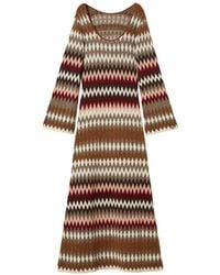 Twinset - Dual-Use Long Jacquard Knit Dress - Lyst