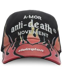RIVINGTON roi Rebis - Anti Death Flame-Print Cap - Lyst