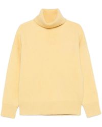 TOTEME - Jersey de punto doble con cuello alto - Lyst