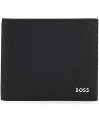BOSS - Logo-Plaque Bifold Wallet - Lyst