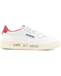 Autry - Medialist Low Leather Sneakers - Lyst