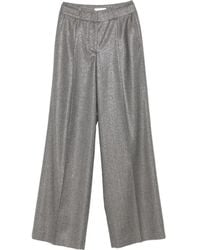 Peserico - Metallic-Effect Pants - Lyst