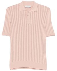 LUIGI GENTILE - Open-Knit Polo Shirt - Lyst