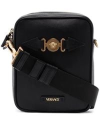 Versace - Logo Shoulder Bag - Lyst