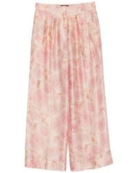Seventy - Floral-Print Palazzo Pants - Lyst