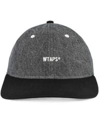 WTAPS - T-6M 07 Logo-Embroidered Denim Cap - Lyst
