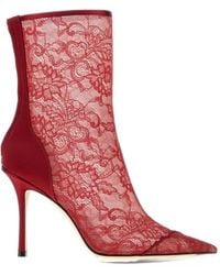 Jimmy Choo - Faiz Lace Ankle Boots - Lyst