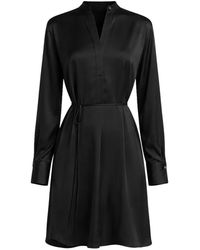 Vince - Tie-Waist Mini Dress - Lyst