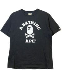 A Bathing Ape - Captain Ape Crossbone T-Shirt - Lyst