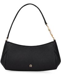 Aigner - Mini Jerzy Pebbled Shoulder Bag - Lyst