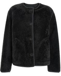 Arma - Button-Fastening Shearling Jacket - Lyst