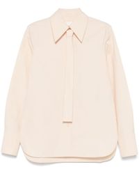 Jil Sander - Tie-Detail Shirt - Lyst