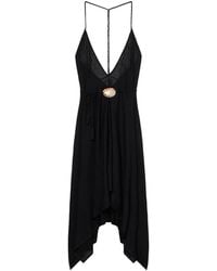 Alanui - Mermaid Inside Halterneck Embellished Maxi Dress - Lyst