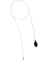 Patrizia Pepe - Fly-Motif Feather-Pendant Necklace - Lyst