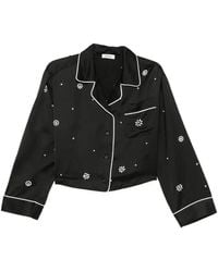 Sandro - Bead-Embellished Piped Shirt - Lyst