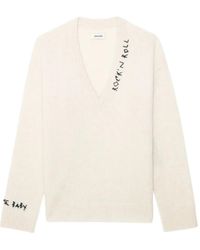 Zadig & Voltaire - Maglione Mikyz Con Ricamo - Lyst