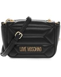 Moschino - Quilted Cross Body Bag - Lyst