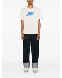 Wales Bonner Space Jazz T-Shirt in Blue for Men | Lyst