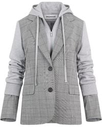 Monse - Deconstructed Combo Hoodie Jacket - Lyst