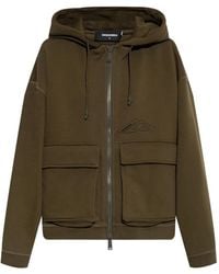 DSquared² - Sudadera con capucha y logo bordado - Lyst