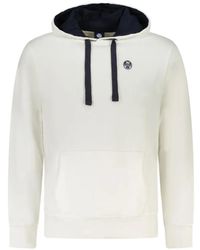 North Sails - Logo-Patch Drawstring Hoodie - Lyst
