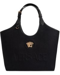 Versace - Shopper Met Medusa-Applicatie - Lyst